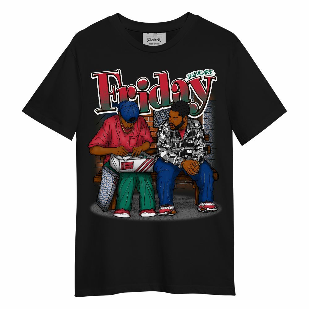 Shirt To Match Retro Chalk & Track Red 3s - Friday Movie 90s TV Graphic