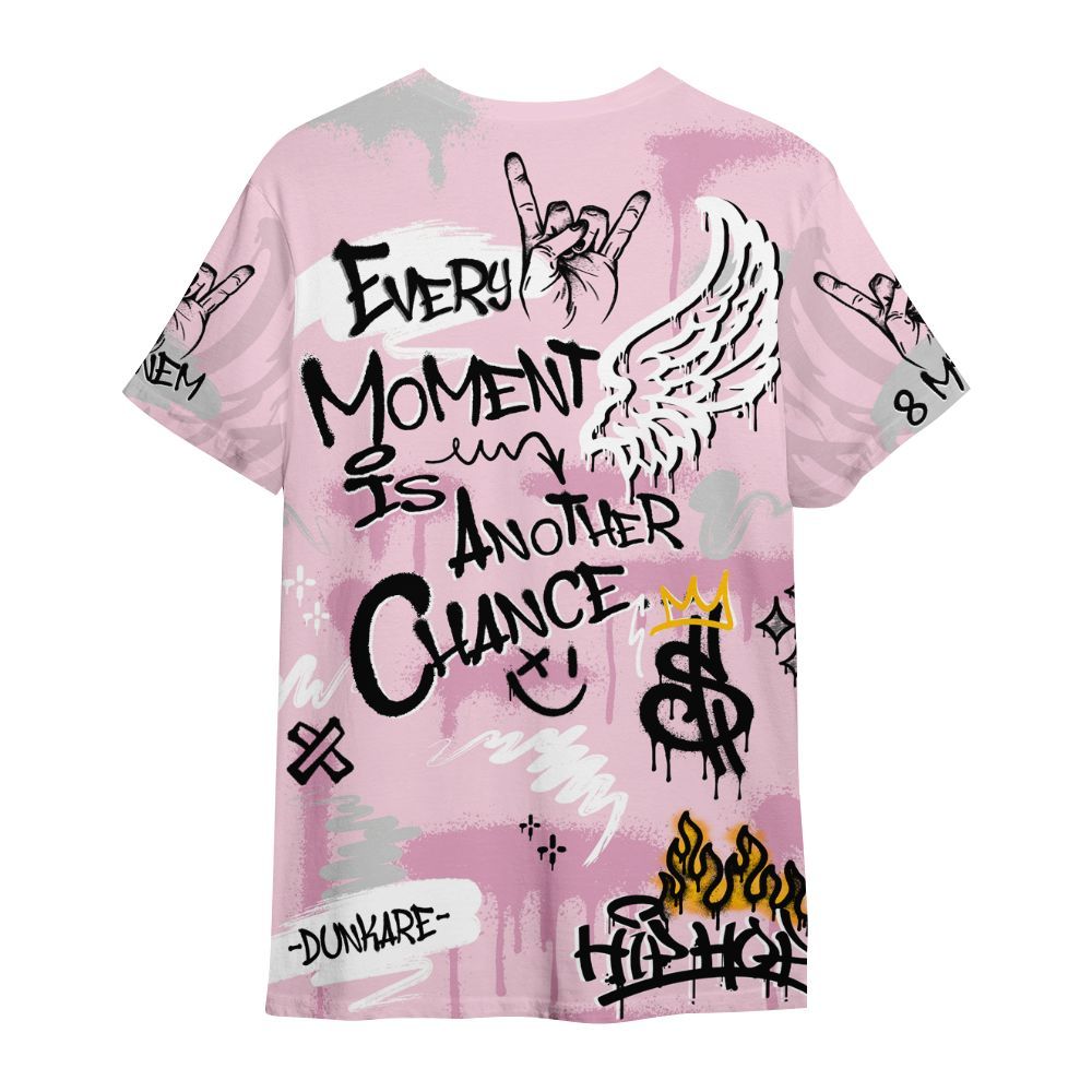 Shirt To Match Orchid 4s - 8Mile Movie Graffiti All Over Print