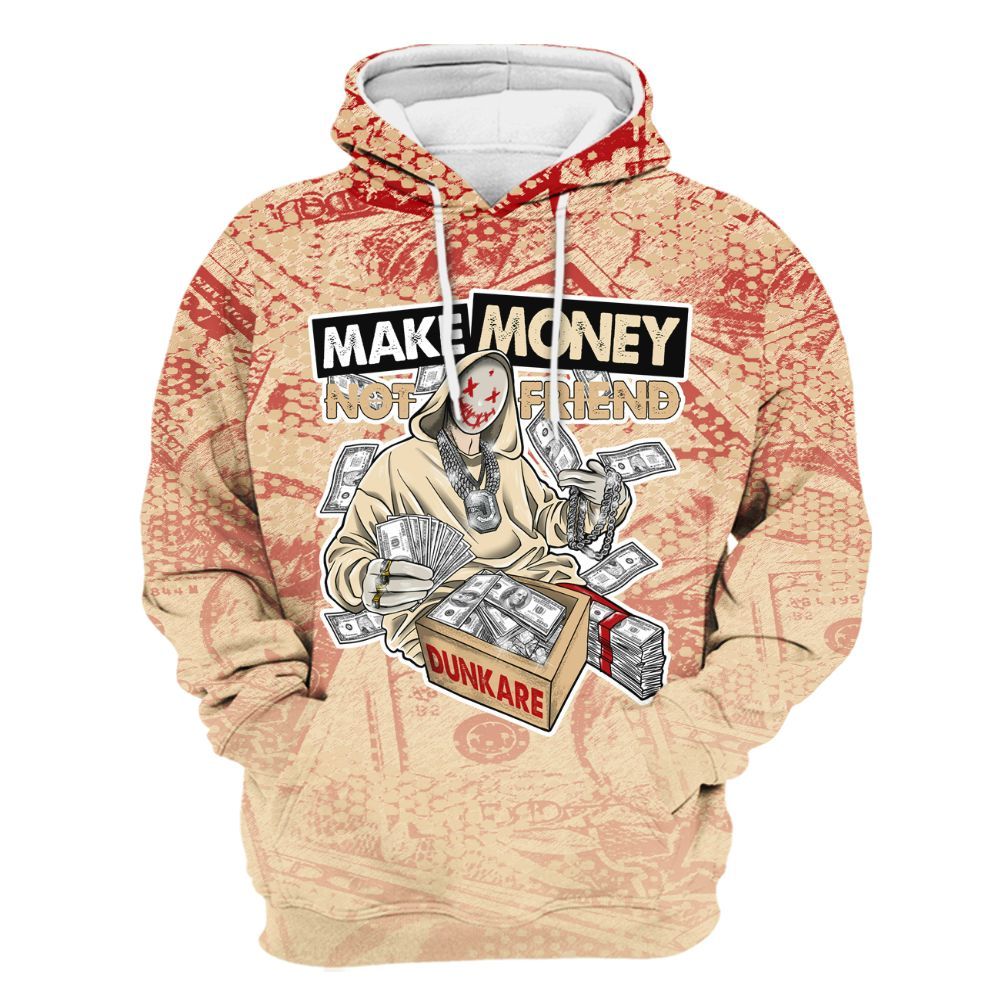 Hoodie To Match Dunk Low Strawberry Waffle - Make Moneys Unique All Over Print