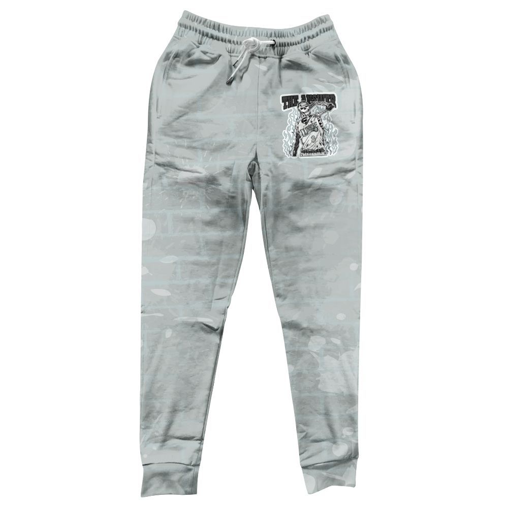 Sweatpant To Match Black Wolf Grey 12s - Allen Answer Skeleton Brick All Over Print