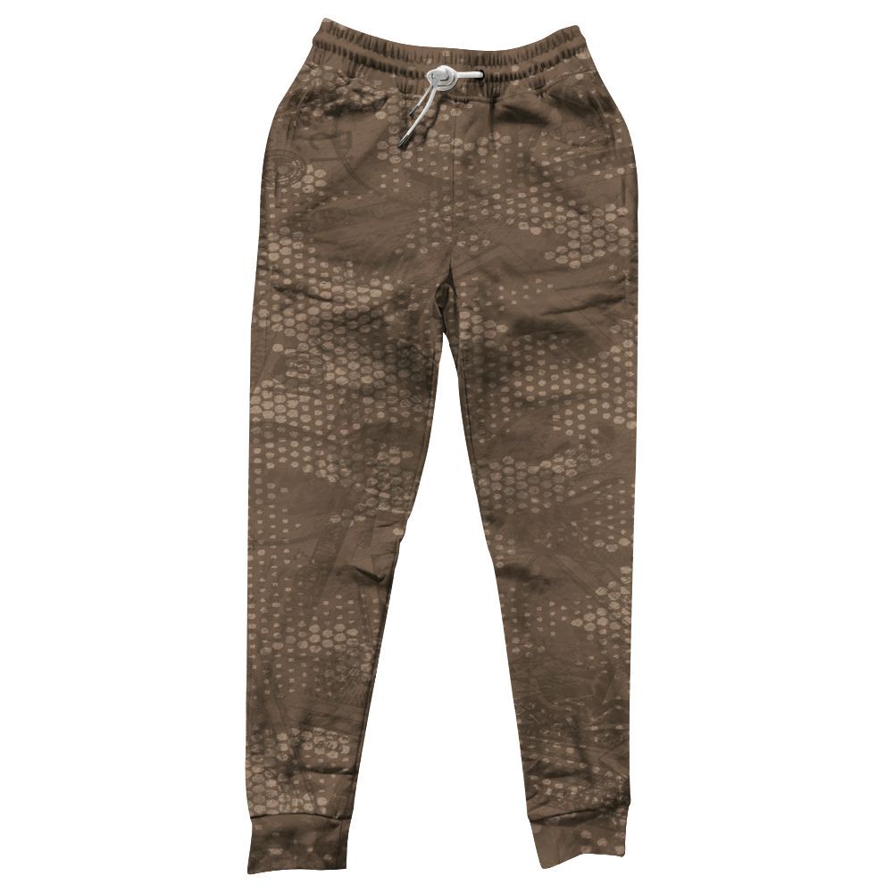 Sweatpant To Match Dark Mocha Jack - Banknotes Art Graphic All Over Print