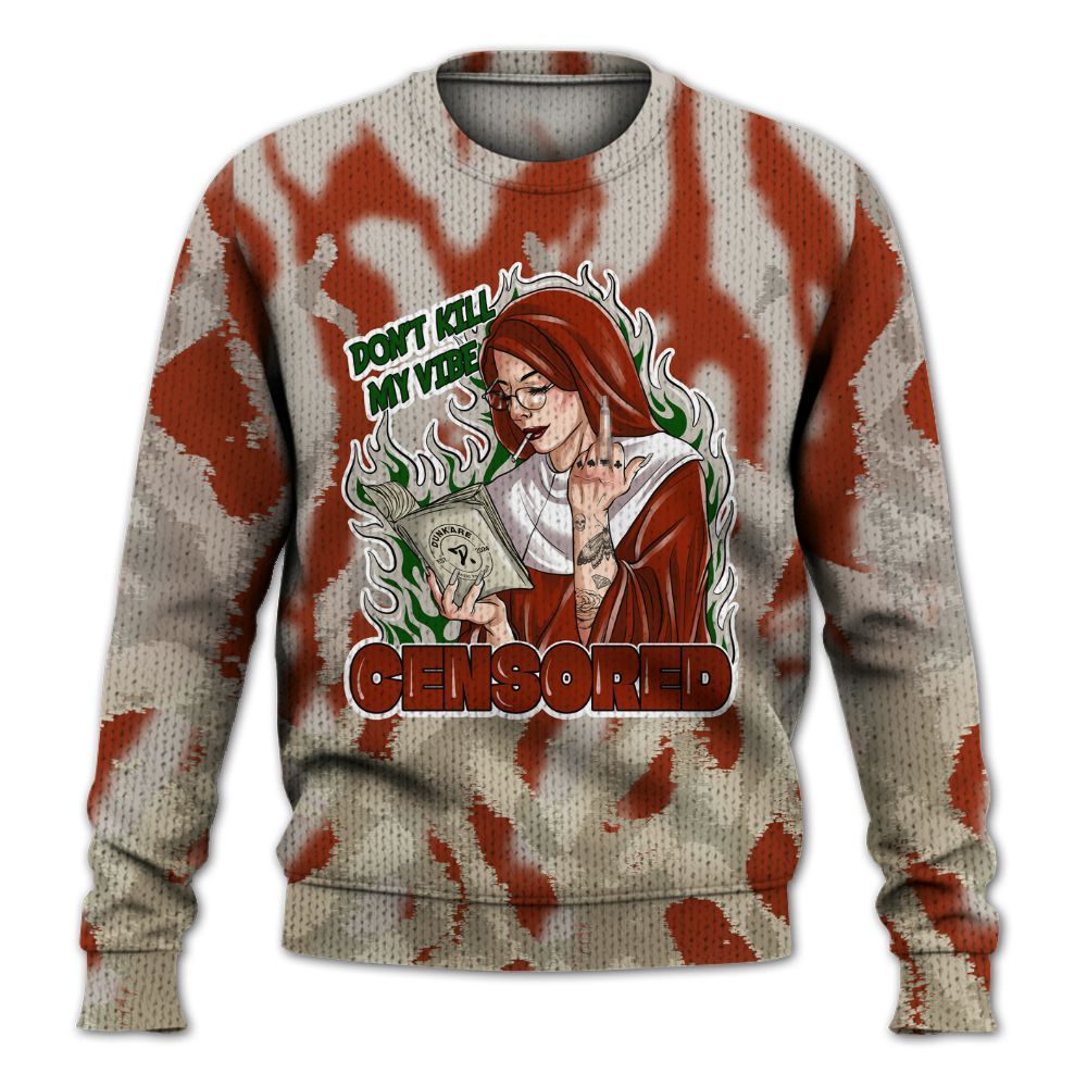 Knitted Sweater To Match El Grito 5s - Censoredz Burn