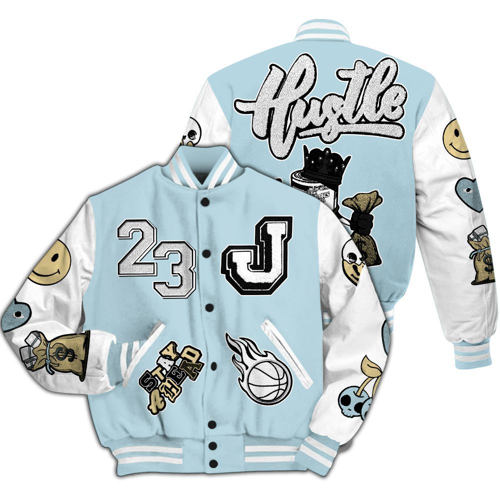 Varsity Jacket To Match Low Year Of The Snake 11s - Hustles Money Number 23 All Over Print