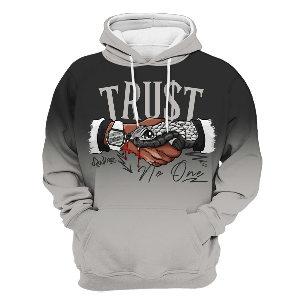 Hoodie To Match Low OG Phantom 1s - Snake Trust No One Drip All Over Print