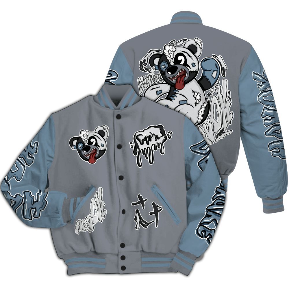 Varsity Jacket To Match Air Max DN Silver Bullet - Havok Bear All Over Print
