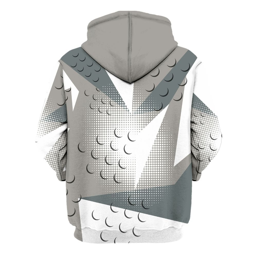 Hoodie To Match Cool Grey 9s - Poly Custom Name Number 23 5s All Over Print