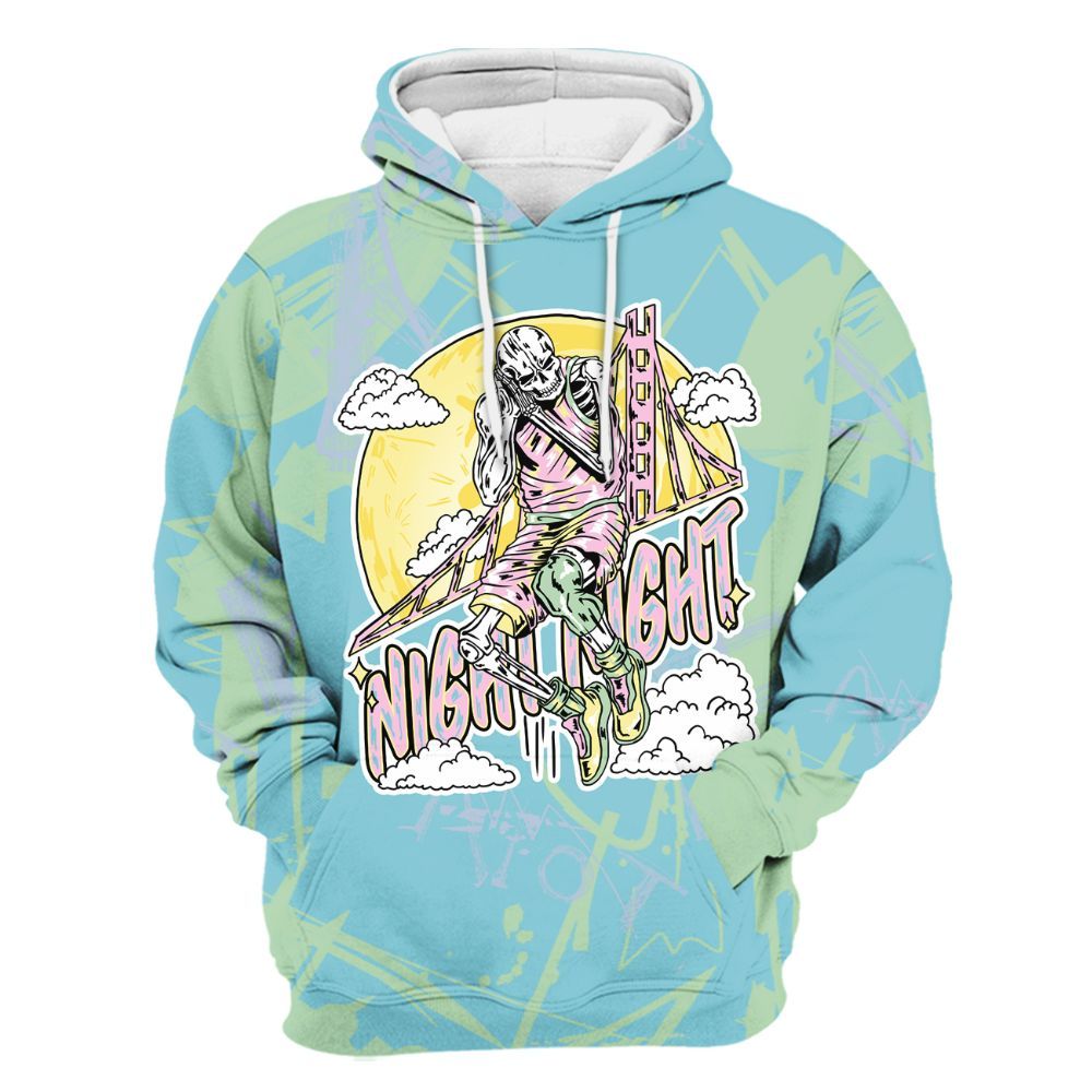 Hoodie To Match SB Dunk Low Visty - Seeya Skeleton Messyz All Over Print
