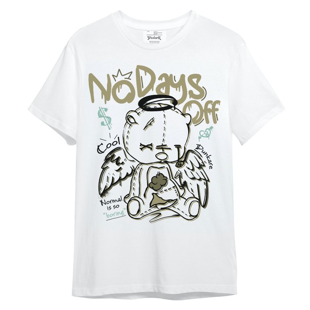 Shirt To Match Dunk Low Suede Olive Aura - No Days Off Unisex Shirt