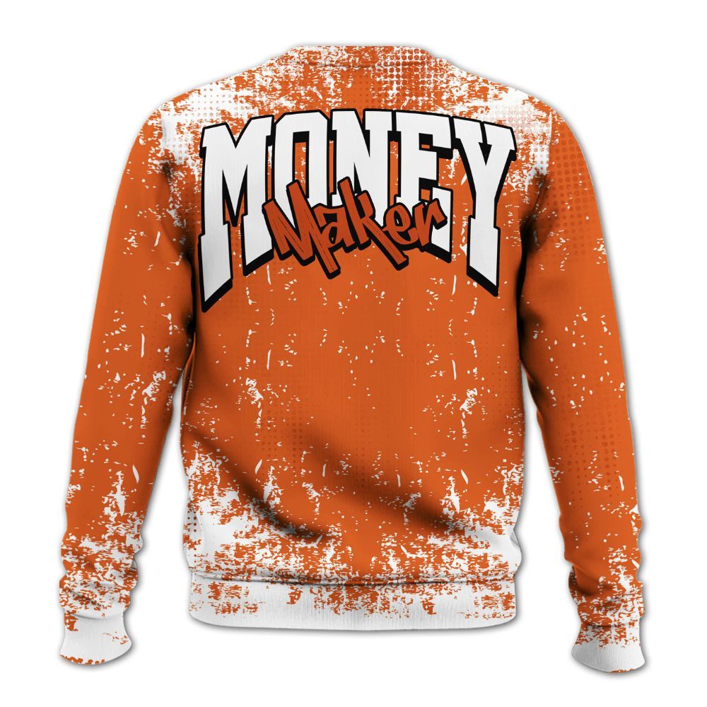 Sweatshirt To Match High OG Starfish 1s - Move In Silence Money Street Retro All Over Print