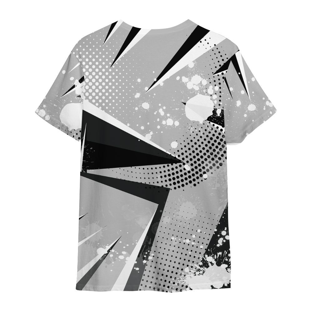 Shirt To Match Low 85 Metallic Black 1s - Poly Trust No One Dripping All Over Print