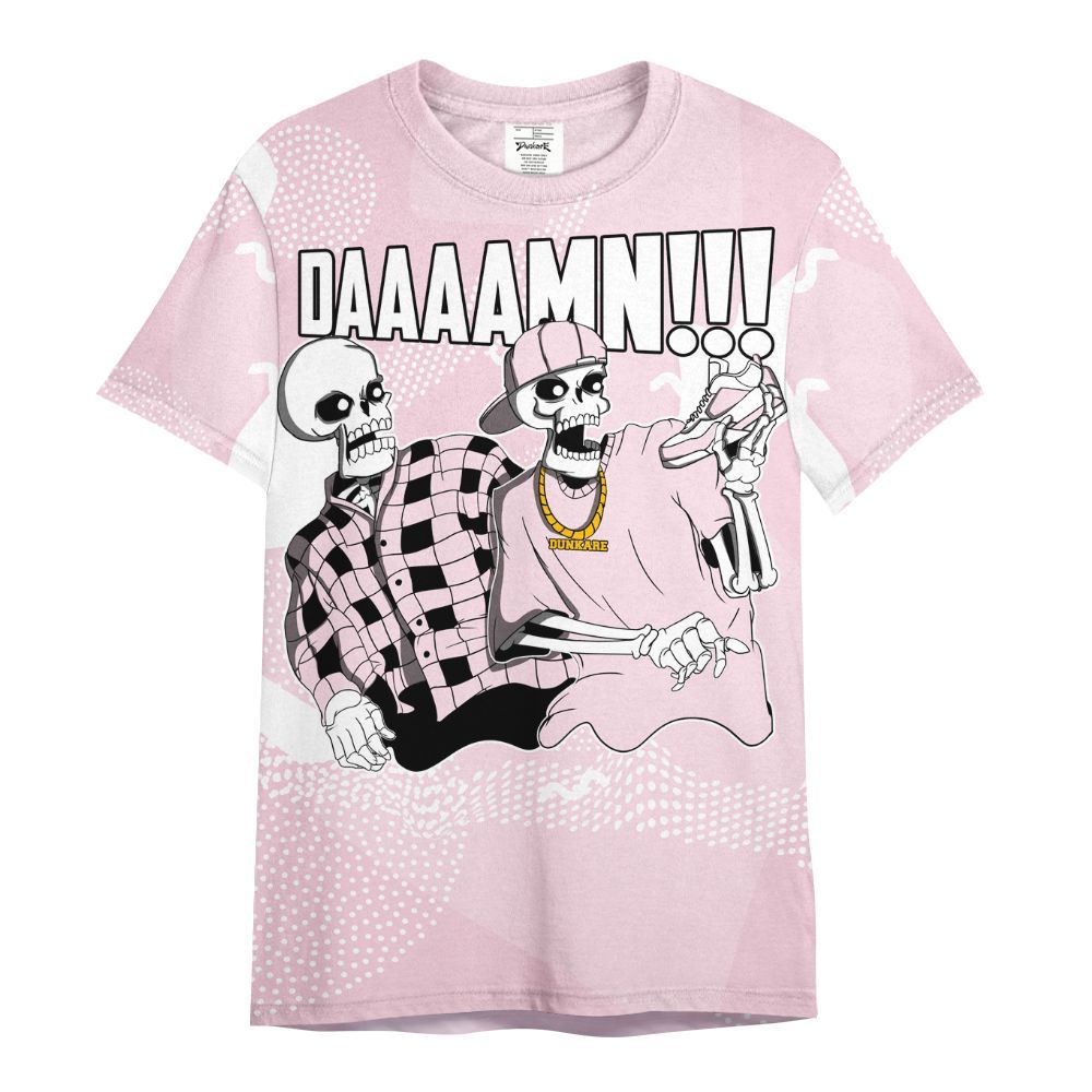 Shirt To Match Orchid 4s - Graphic Meme Damnn All Over Print