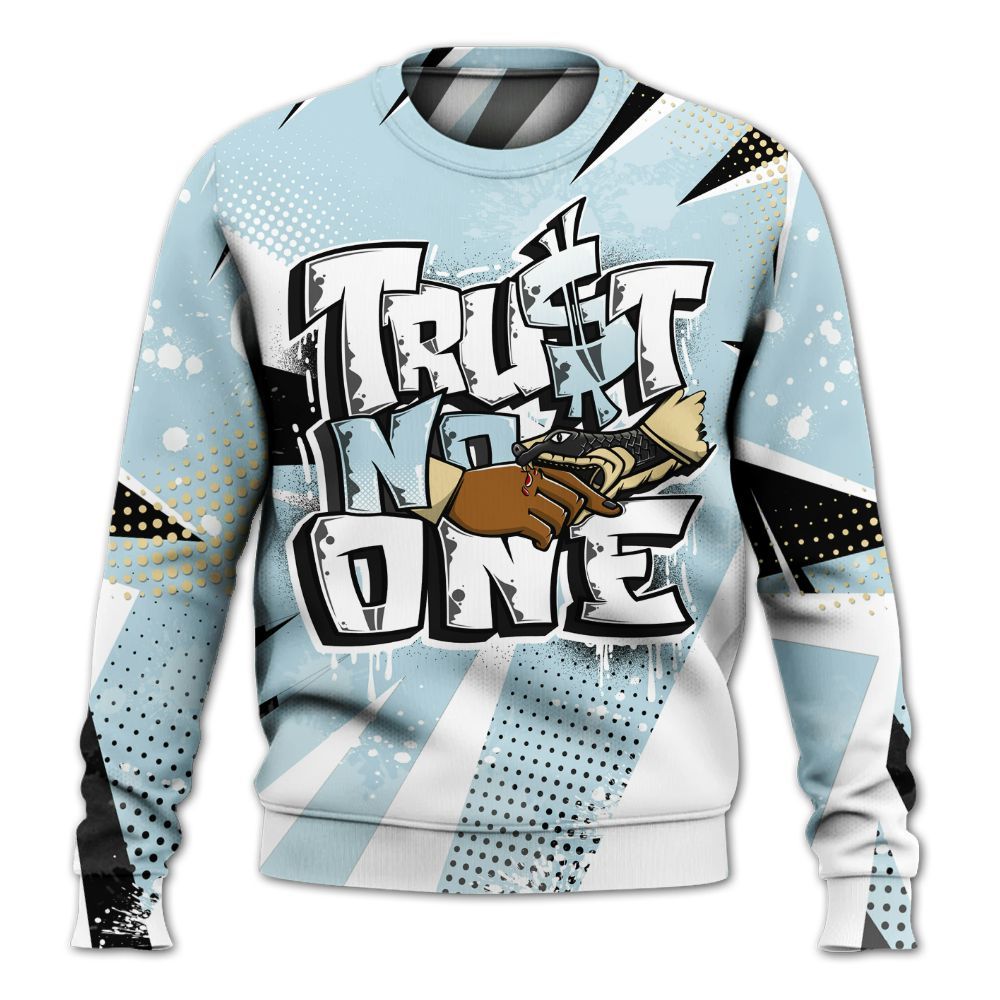 Sweatshirt To Match Low Year Of The Snake 11s - Poly Trust No One Dripping All Over Print