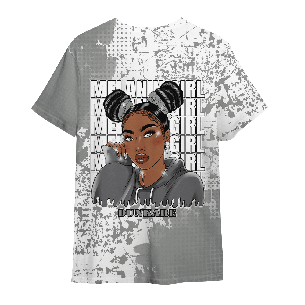 Shirt To Match Paris Cement Grey 4s - Melaninn Unique Glitch Dot Shirt Unisex