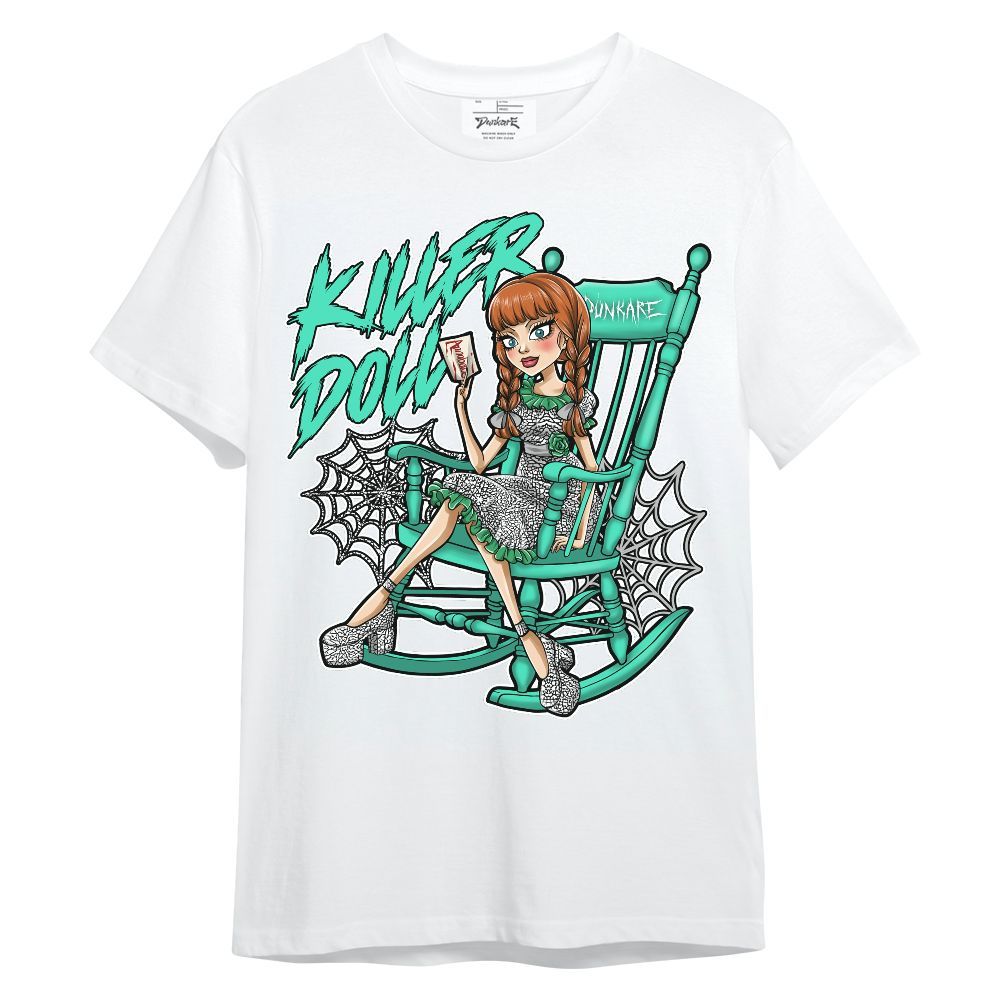 Shirt To Match Black Green Glow 3s - Killer Doll-A Halloween Unisex Shirt