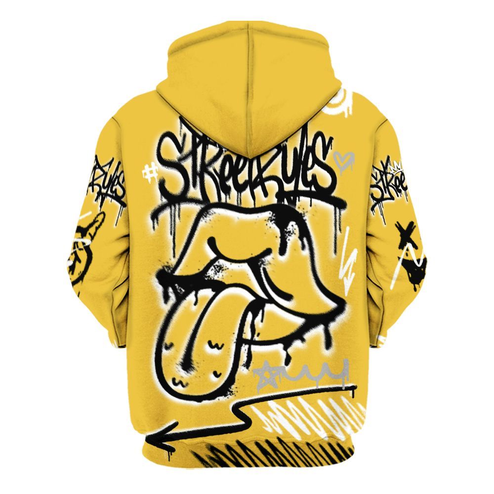 Hoodie To Match Low Yellow Python 11s - Break Rules Streetwear All Over Print