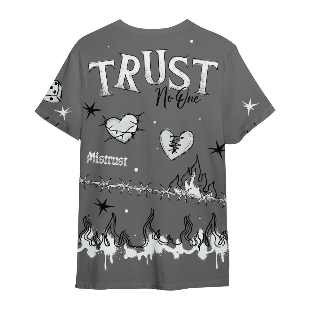 Shirt To Match Retro Stealth 12s - Trust No One Snake-Bite Doodle Crayon All Over Print