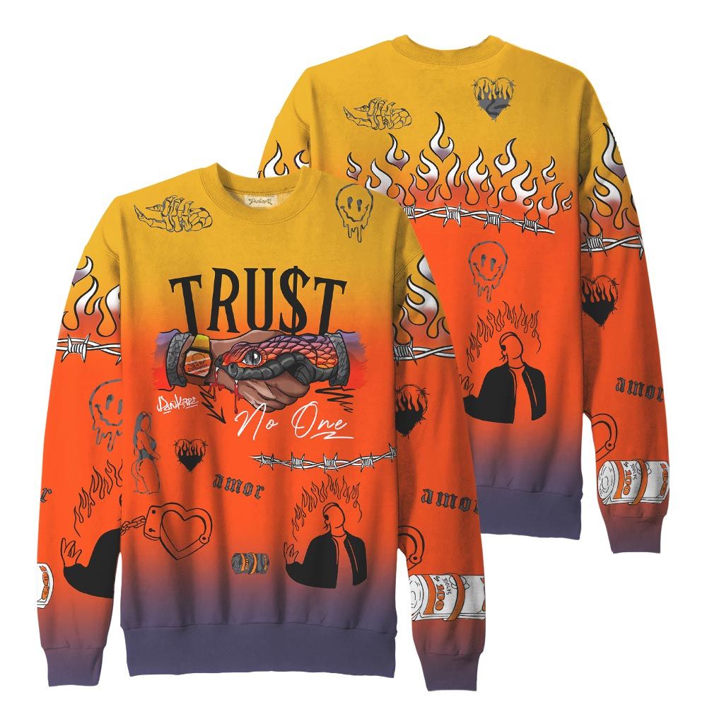Sweatshirt To Match, J Balvin Rio 3s Sweatshirt, Snake Trust No One Sweatshirt Outfit 903 NCT
