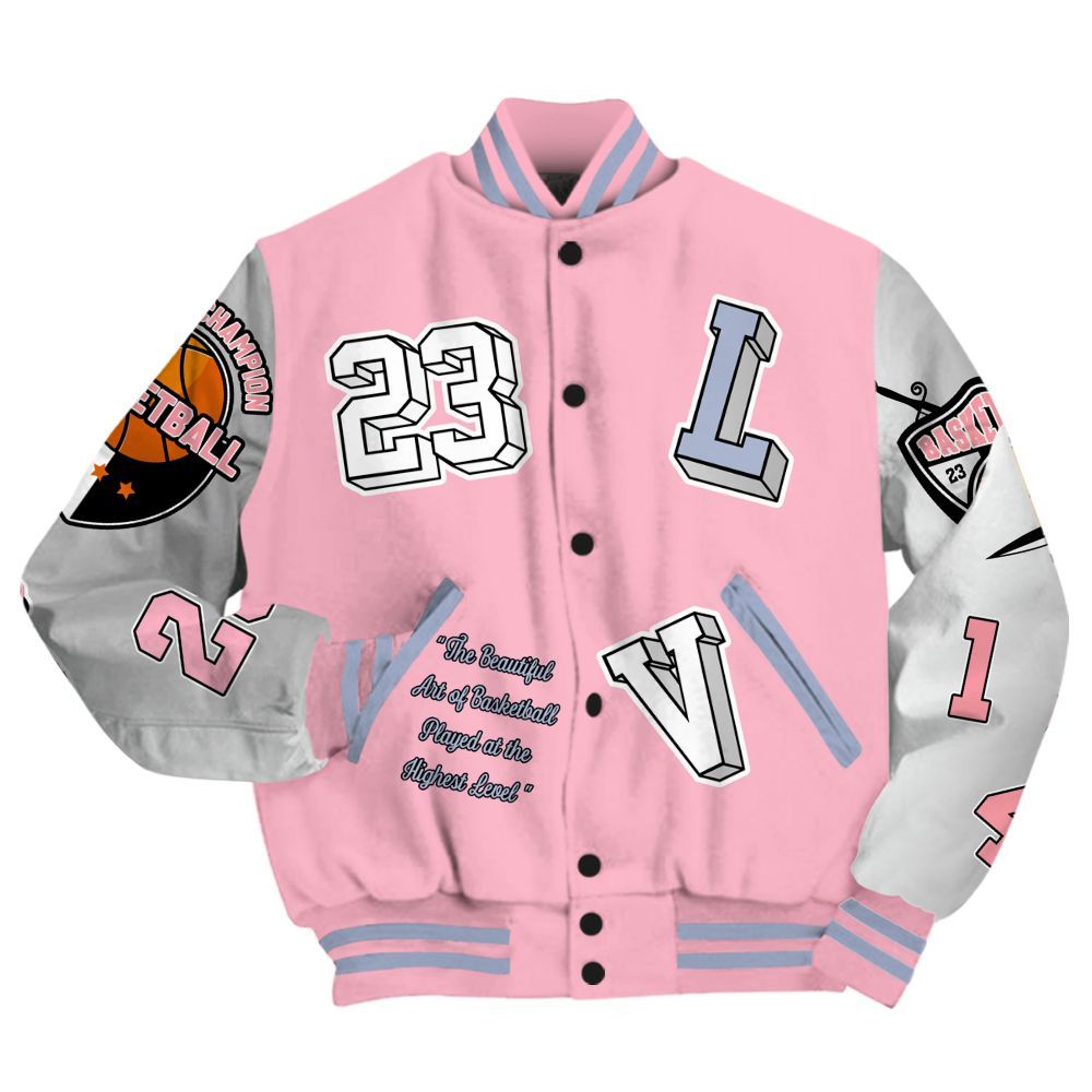 Varsity Jacket To Match Retro 35th Anniversary 5s - The GOAT Got Em All Over Print