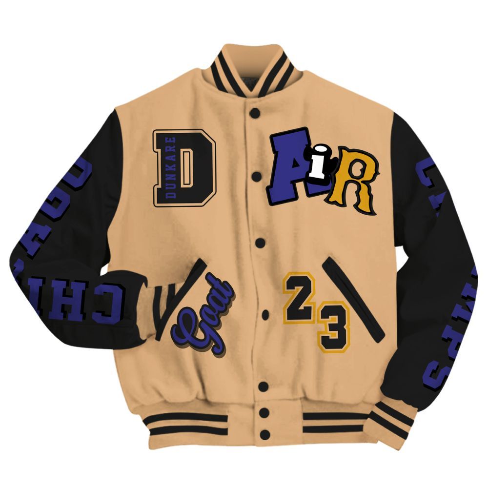 Varsity Jacket To Match SE Afrobeats 7s - AIR Number 23 GOAT All Over Print