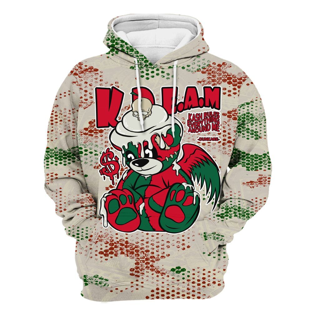 Hoodie To Match El Grito 5s - Loot Bear All Over Print