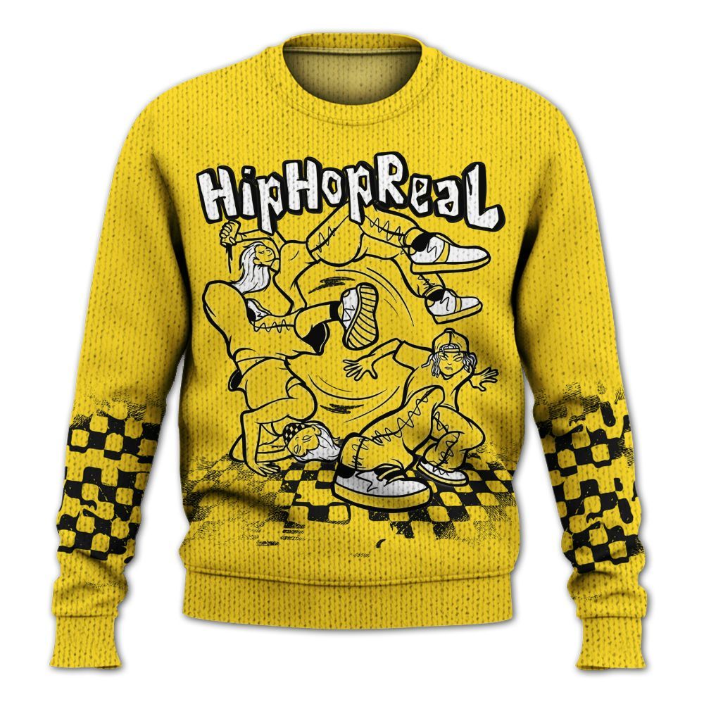 Knitted Sweater To Match Retro Thunder 4s - Feel Life Street Style