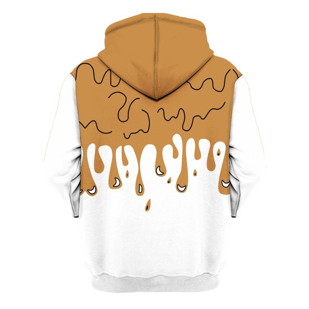 Hoodie To Match Dunk Low Nature Wheat Suede - Snake Trust No One Drip All Over Print