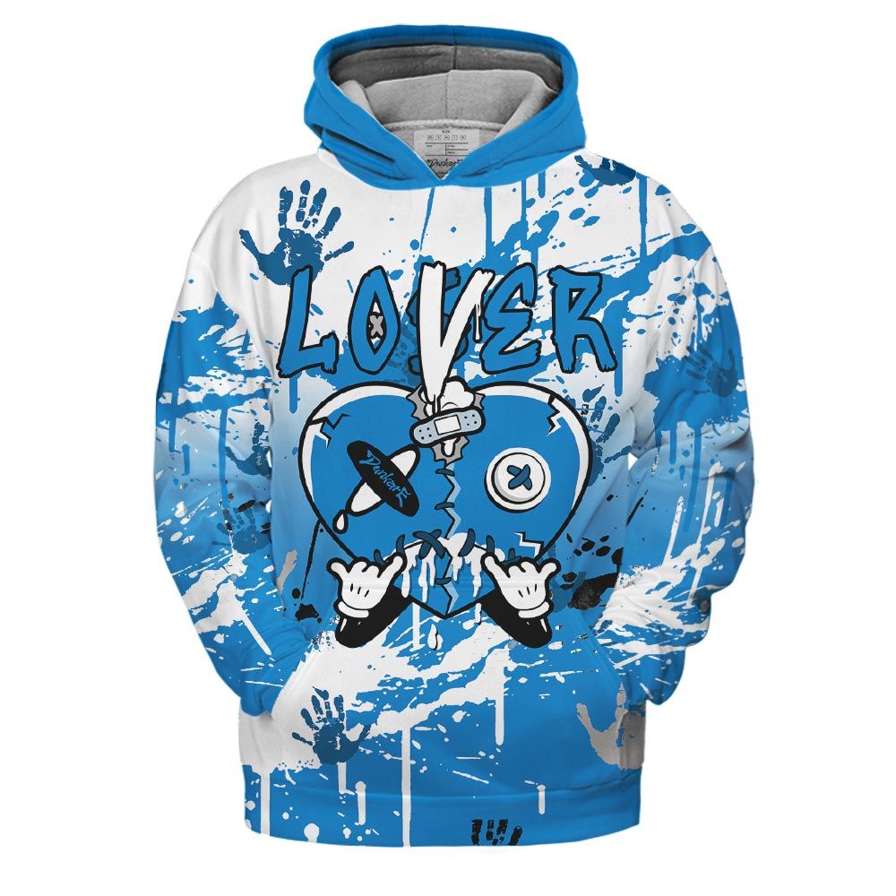 Hoodie To Match Industrial Blue 4s Hoodie, Loser Lover Drip Heart Hoodie Outfit 903 NCT