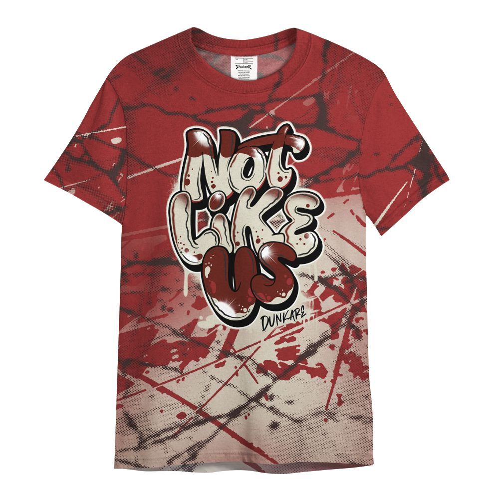 Shirt To Match High 85 Bred 1s - None Like Us Graphic All Over Print