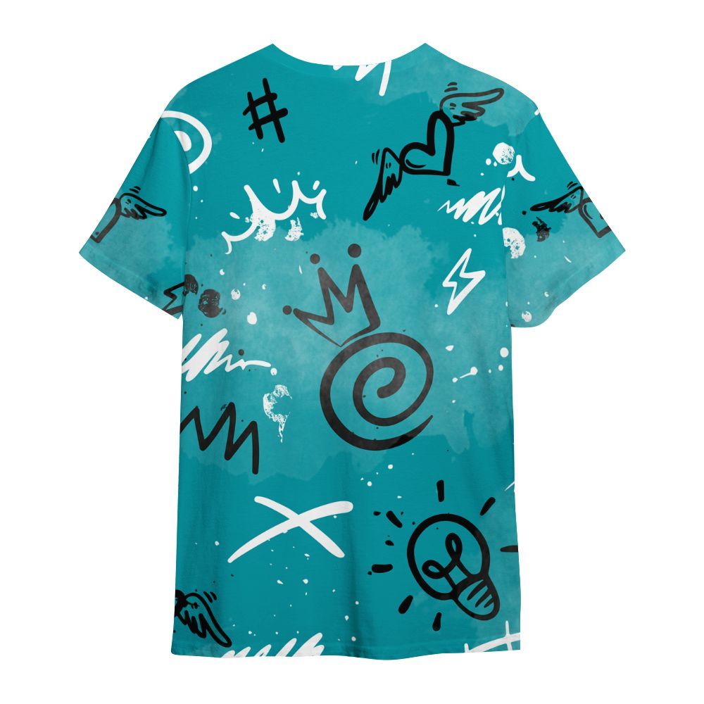 Shirt To Match Air Griffey Max Aquamarine 1s - Drip Been Di2ferent All Over Print