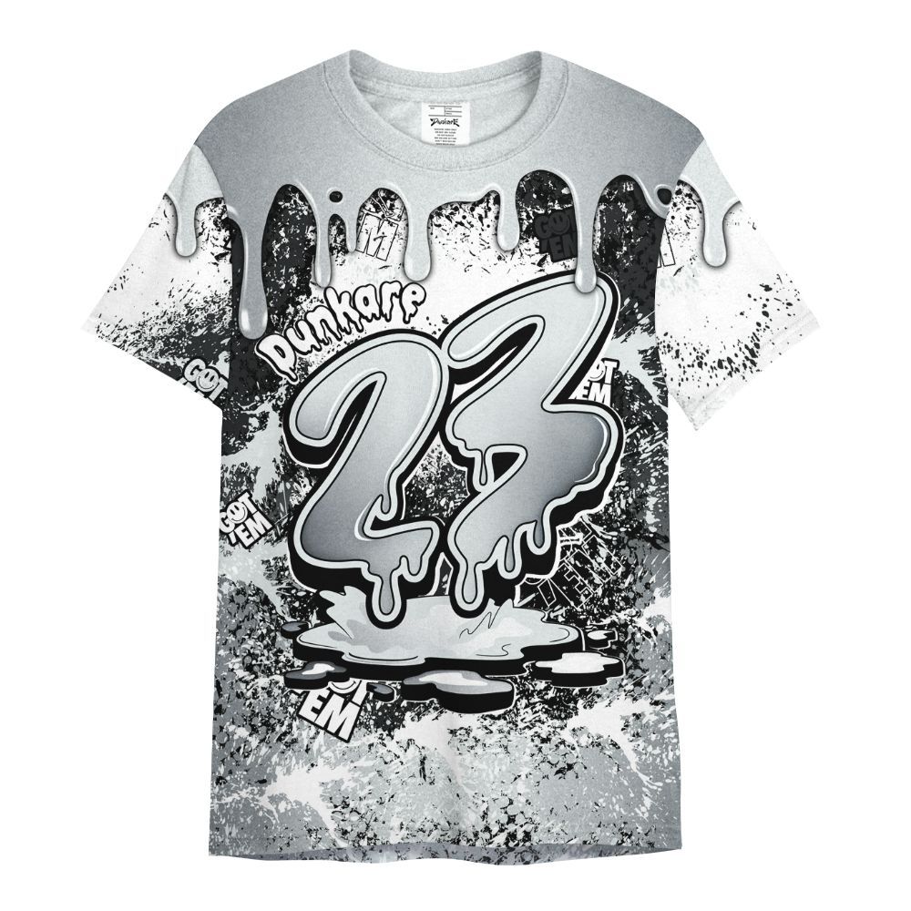 Shirt To Match Cap And Gown 6s - Dripping 23 Drip All Over Print