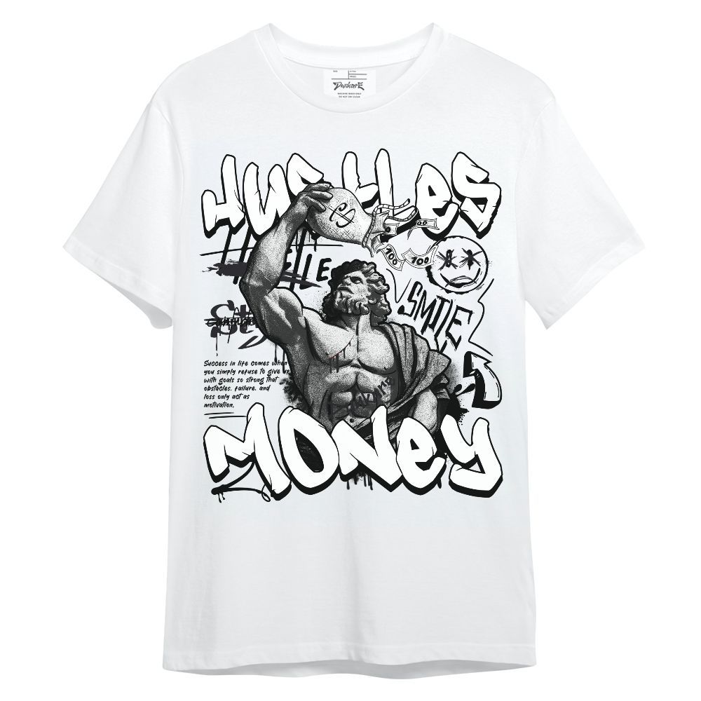 Shirt To Match White Thunder 4s - Graphic Hustle Money Unisex Shirt