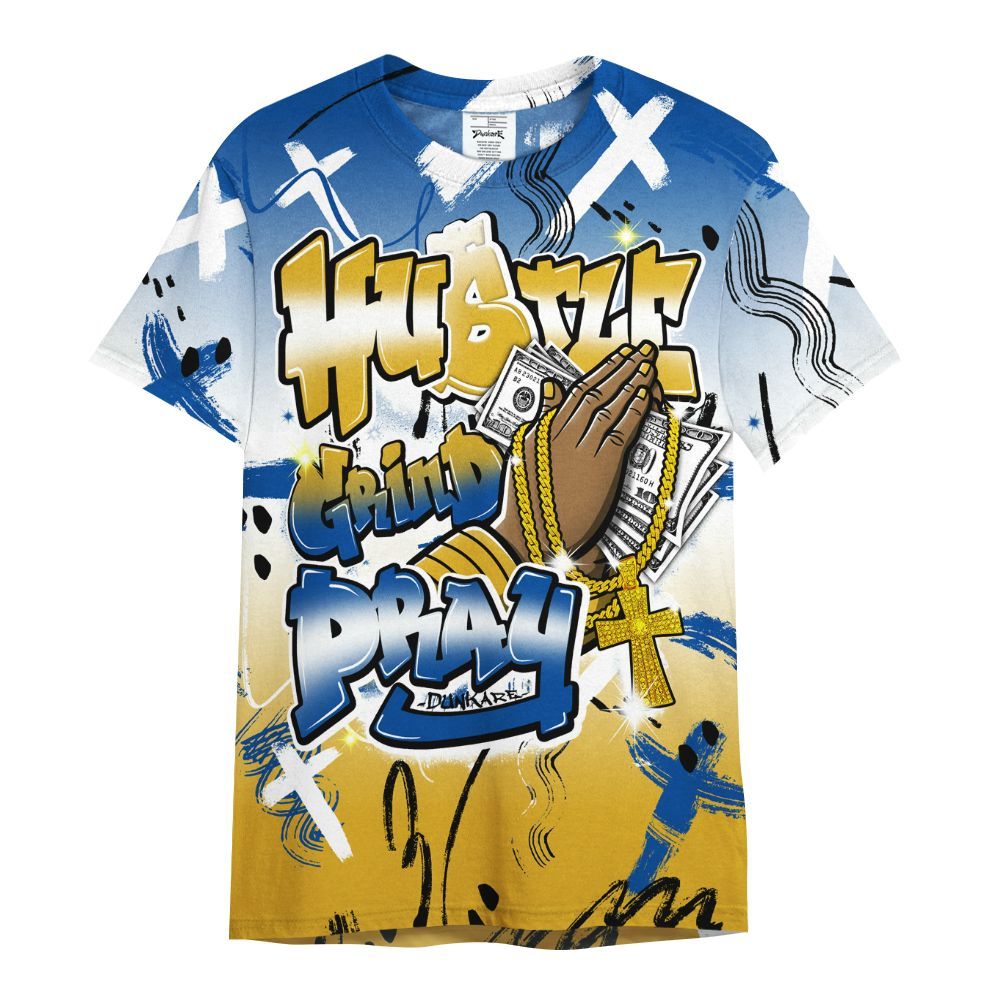 Shirt To Match High Laney 1s - Money Hustle Grind Pray All Over Print