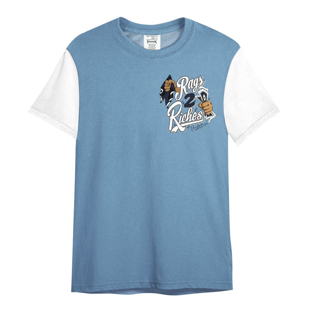 Shirt To Match High OG First In Flight 1s Varsity Jacket, Custom Name Rag 2 Riches All Over Print