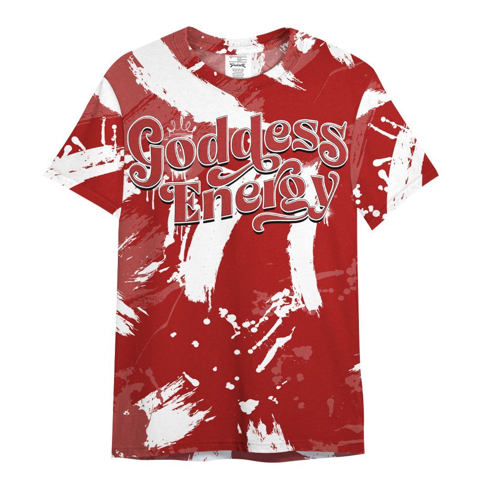 Shirt To Match Red Taxi 12s - Goddess Energy Retro Red Taxi 12s Outfit All Over Print