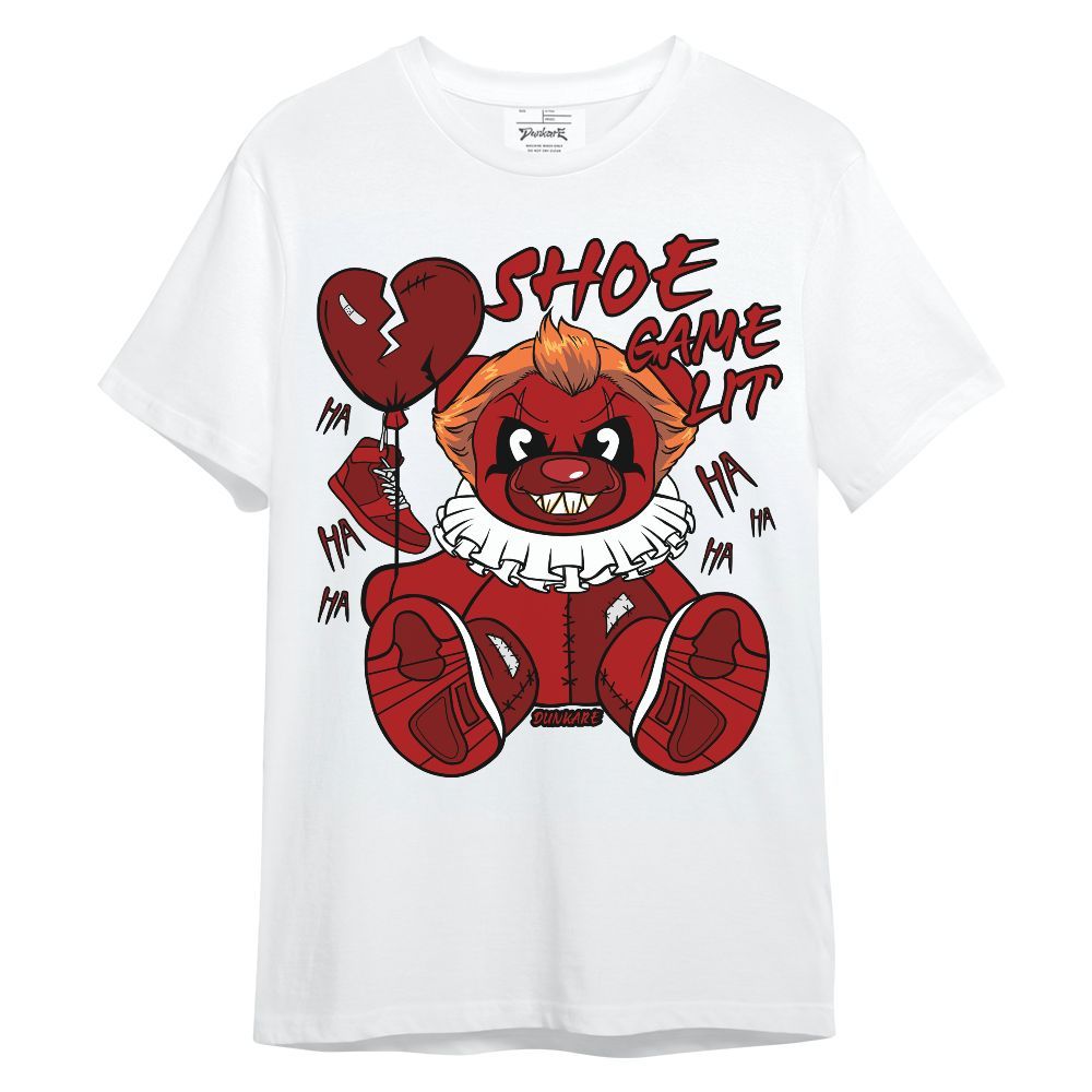 Shirt To Match Red Taxi 12s - Shoe Game Bear Unisex Shirt