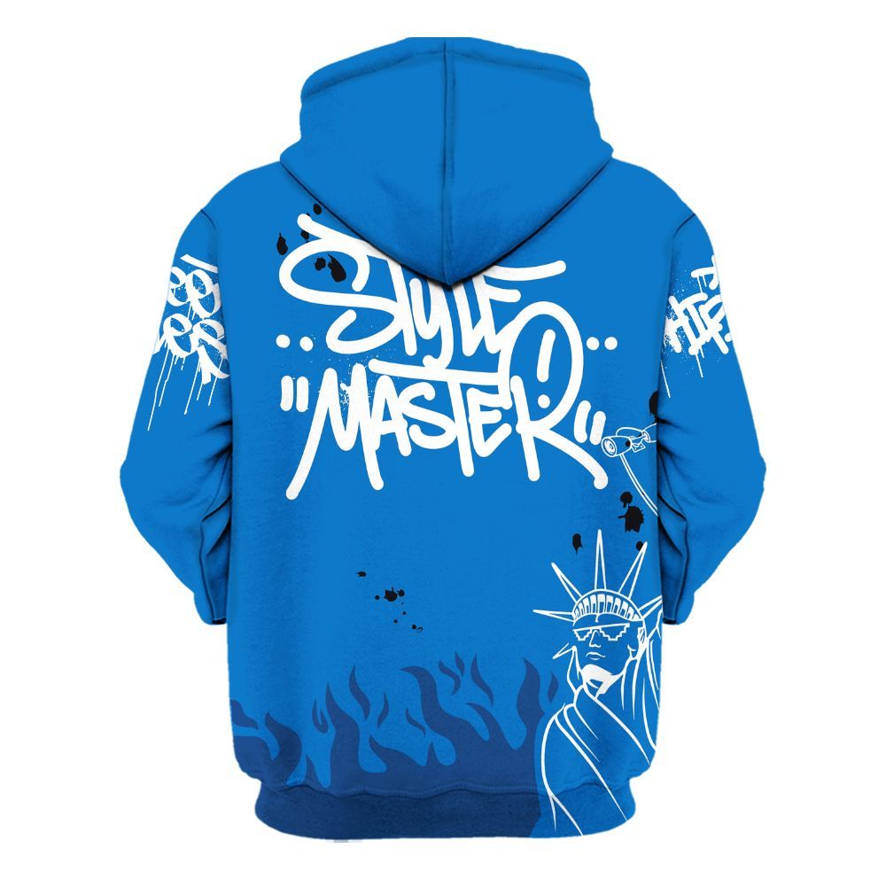 Hoodie To Match Blueberry 12s - Graphic Fck Around Find Out All Over Print