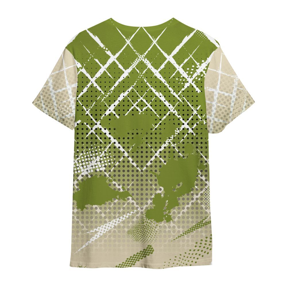 Shirt To Match SB Dunk Low Asparagus - Halftone Stand Business Dripping All Over Print