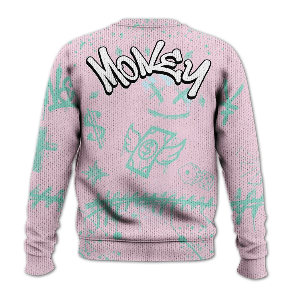 Knitted Sweater To Match Retro Easter 5s - Everybody Paid In Full Crayon