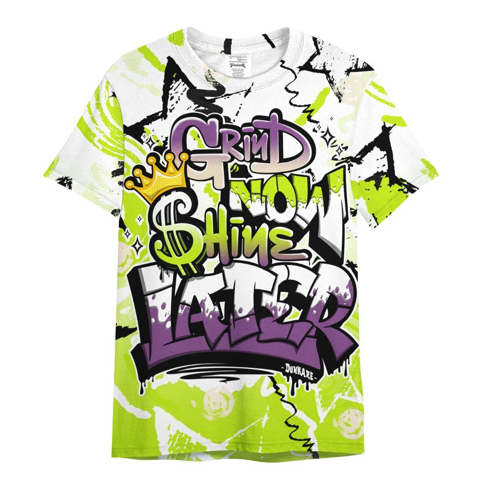 Shirt To Match GS Black Barely Volt 11s - Grind Shine Later Drip All Over Print