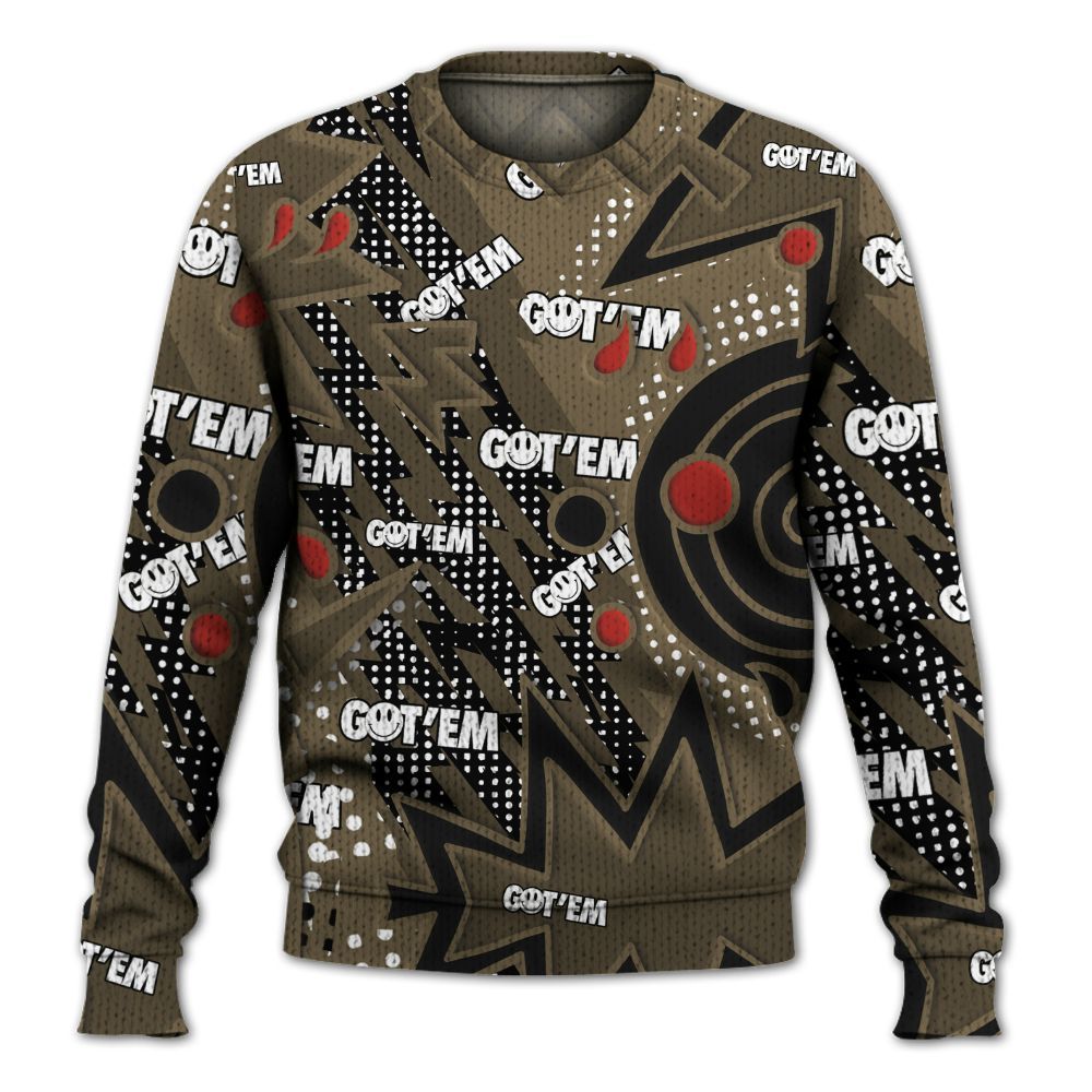 Knitted Sweater To Match Olive 9s - Retro Vintage 90s