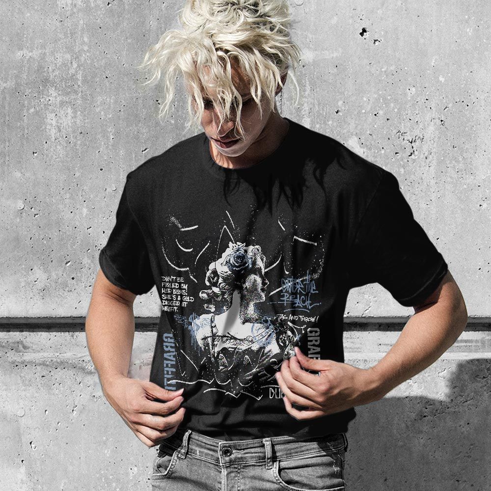 Shirt To Match Reverse Black White 6s - Graphic Gold Digger Shirt Outfit