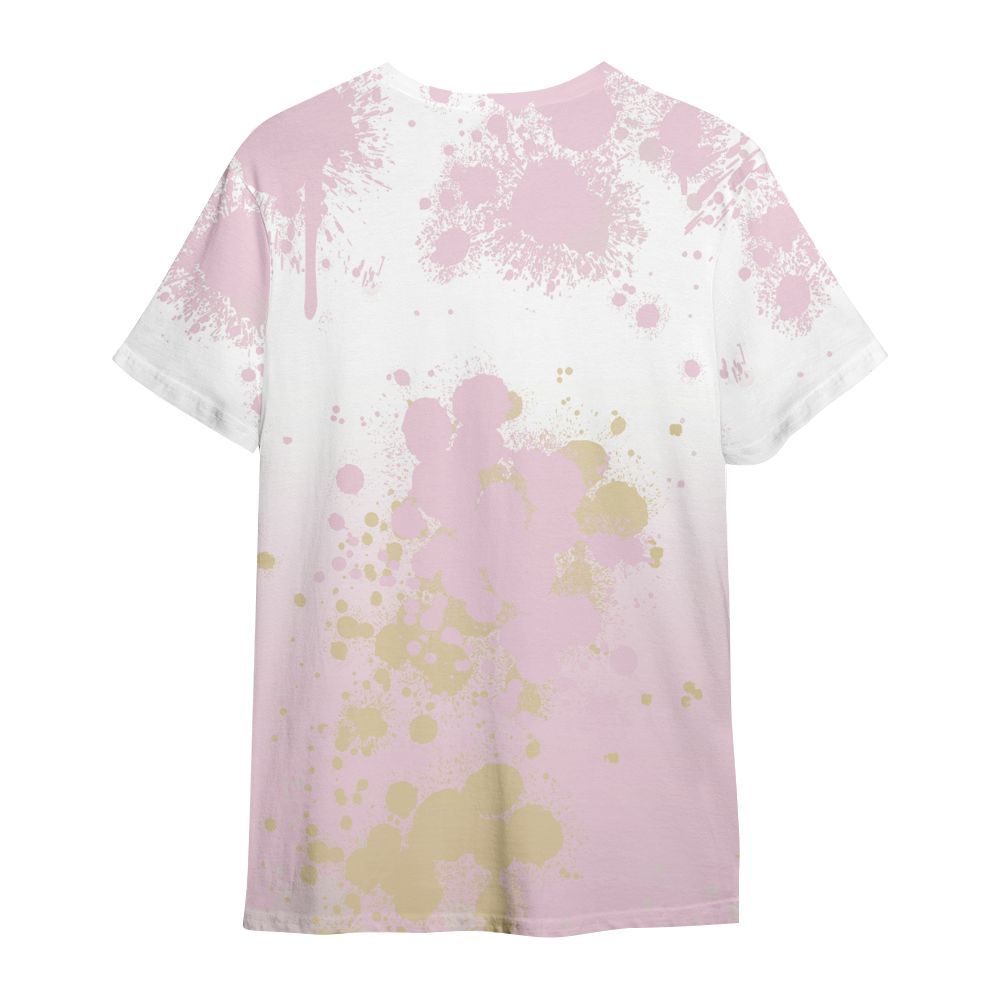 Shirt To Match Denim Iced Carmine 4s - God Blessed Ink Drip All Over Print