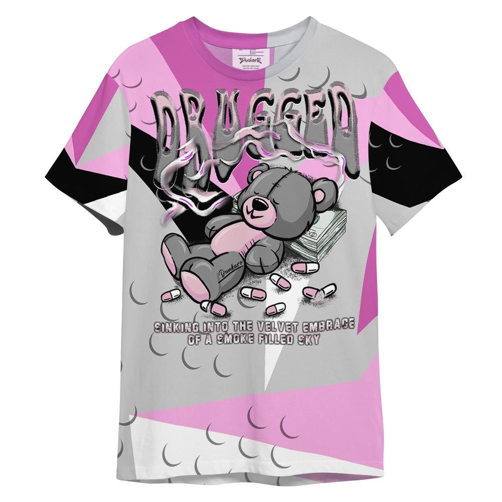 Shirt To Match Hyper Violet 4s T- - Drugged T- Shirt Graphic Shape Unisex 1101 NCMD