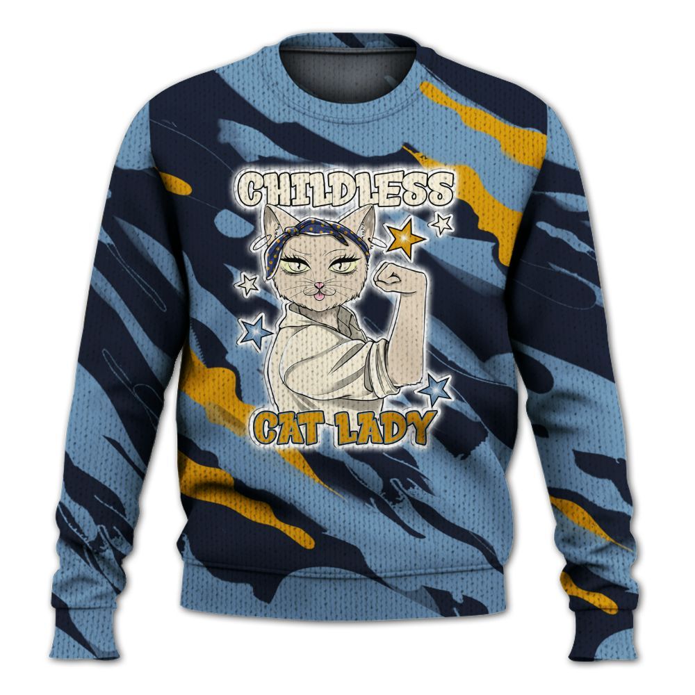 Knitted Sweater To Match High OG First In Flight 1s - Childless Kat Lady