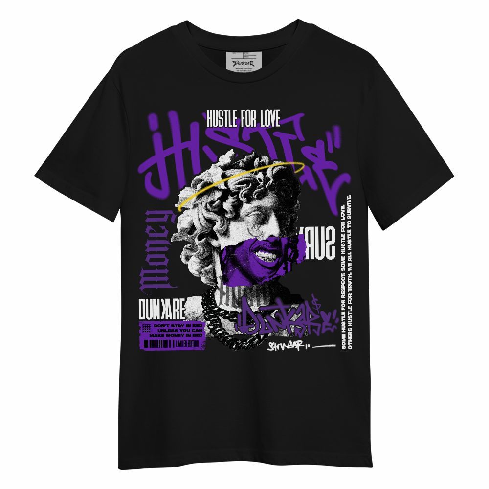 Shirt To Match Retro Dark Iris 3s - Hustles Streetwear Unisex Shirt