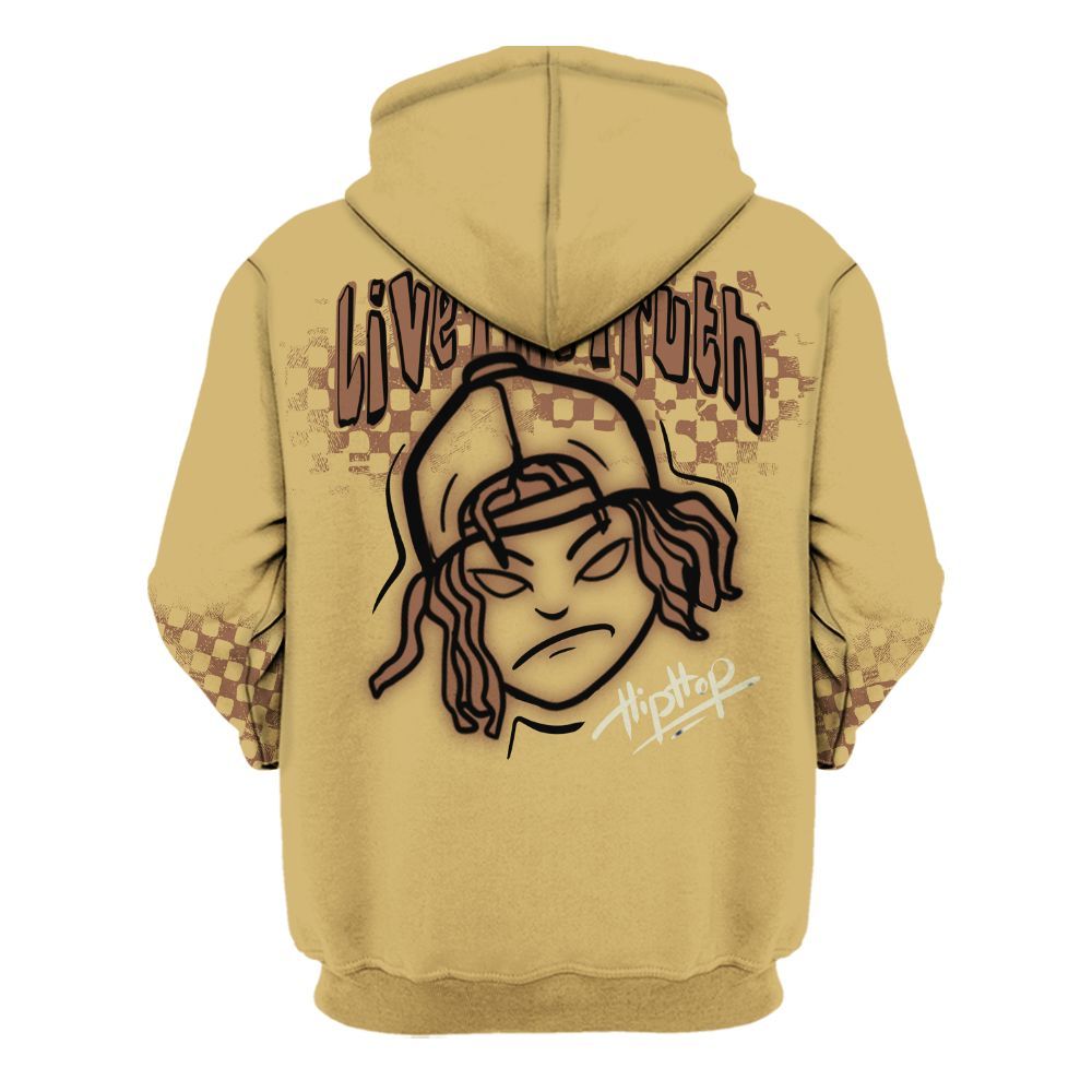 Hoodie To Match Retro Cacao Wow 4s - Feel Life Street Style All Over Print