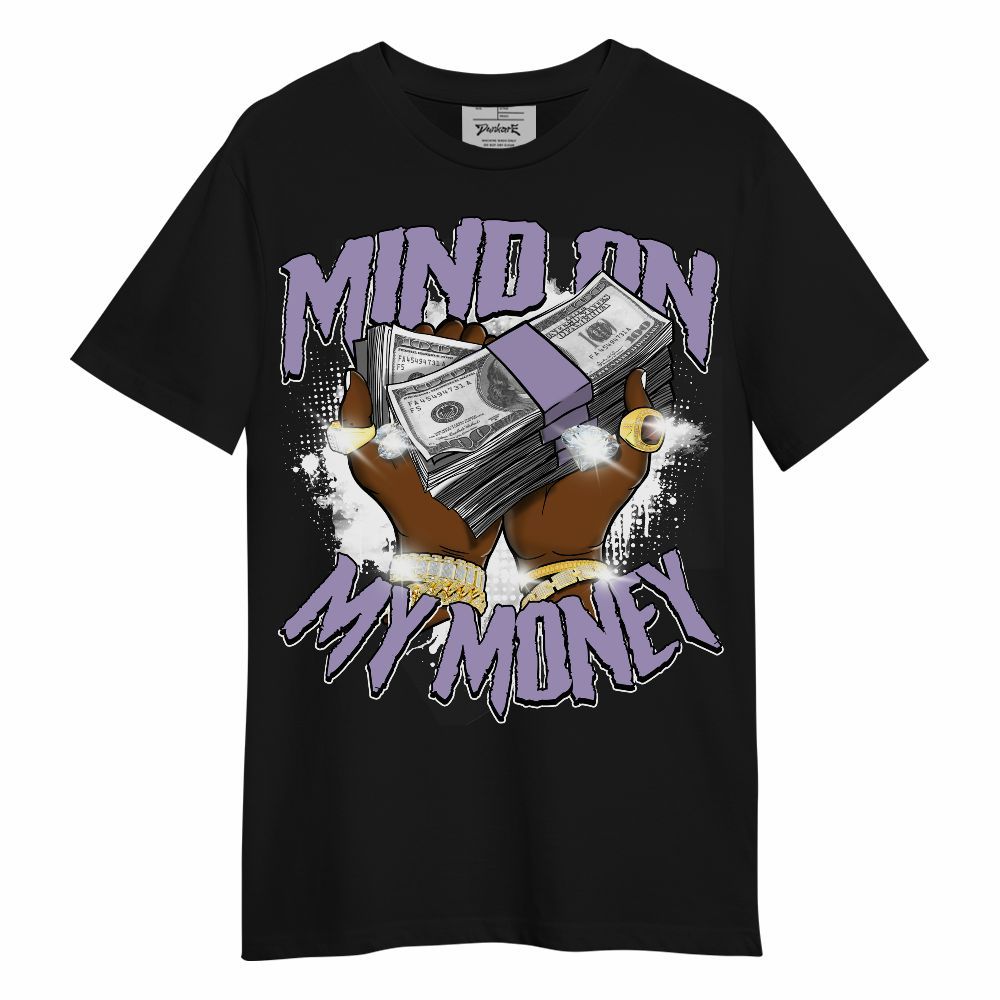 Shirt To Match Low Pure Violet 11s - Mind On My Money Graphic Unisex Shirt