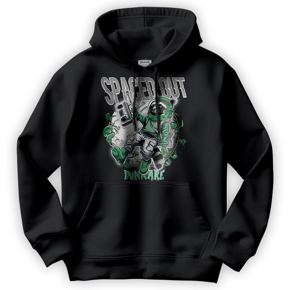 Sweatshirt To Match Black Green Glow 3s Hoodie - Spaced Out Raccoon Hoodie Unisex 1605 NMP