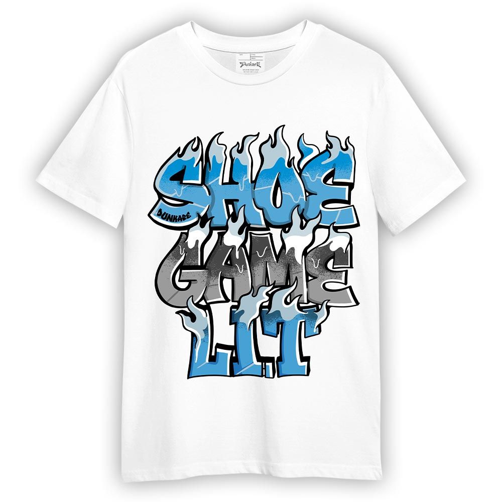 Shirt To Match Powder Blue 9s T-- Shoe Game Lit Graphic T-Shirt Unisex