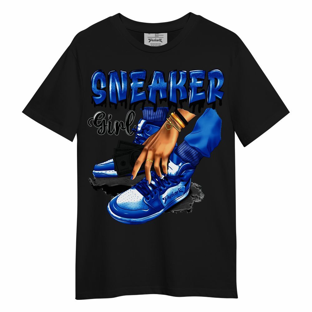 Shirt To Match Racer Blue 5s - SNEAKER Girl Money Drip Unisex Shirt